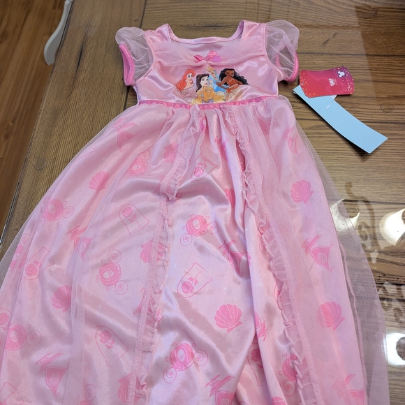 Toddler Girls' Disney Princess NightGown - Pink Size 3T - Picture 1 of 5